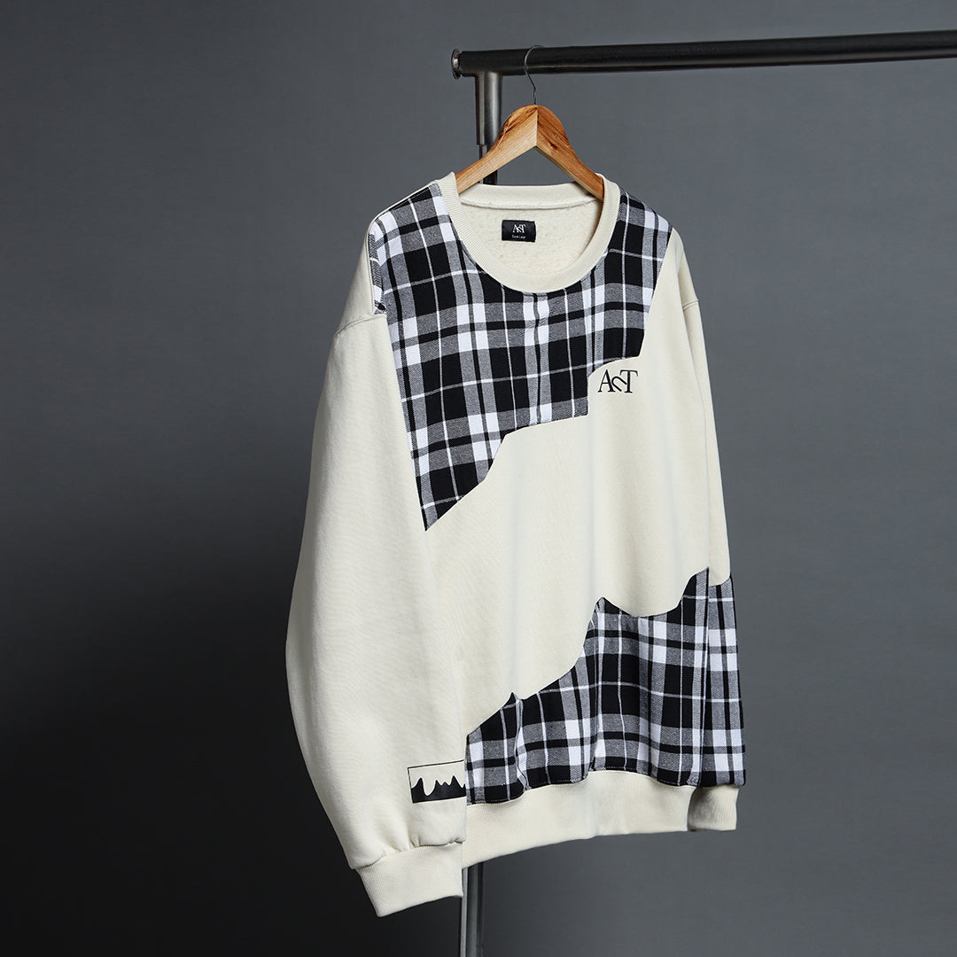 NOT PERFECT SWEATSHIRT WHITE