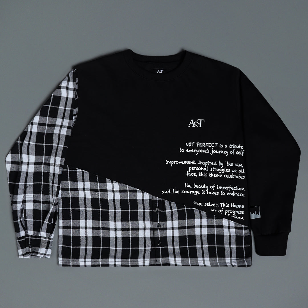 NOT PERFECT SWEATSH!RT BLACK