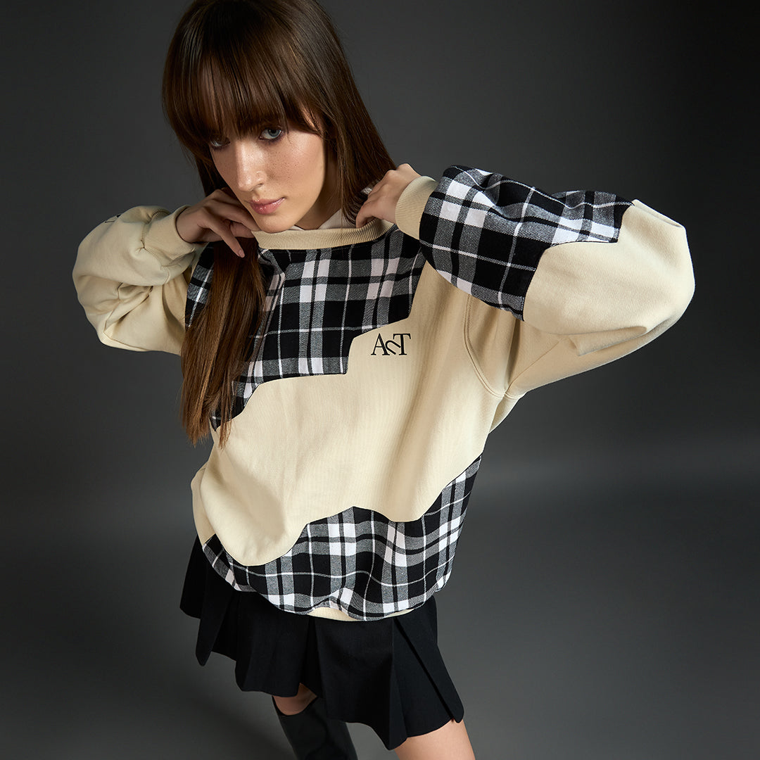 NOT PERFECT SWEATSHIRT WHITE