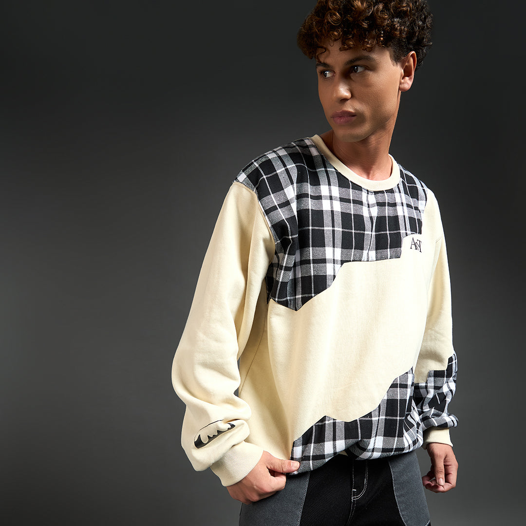 NOT PERFECT SWEATSHIRT WHITE