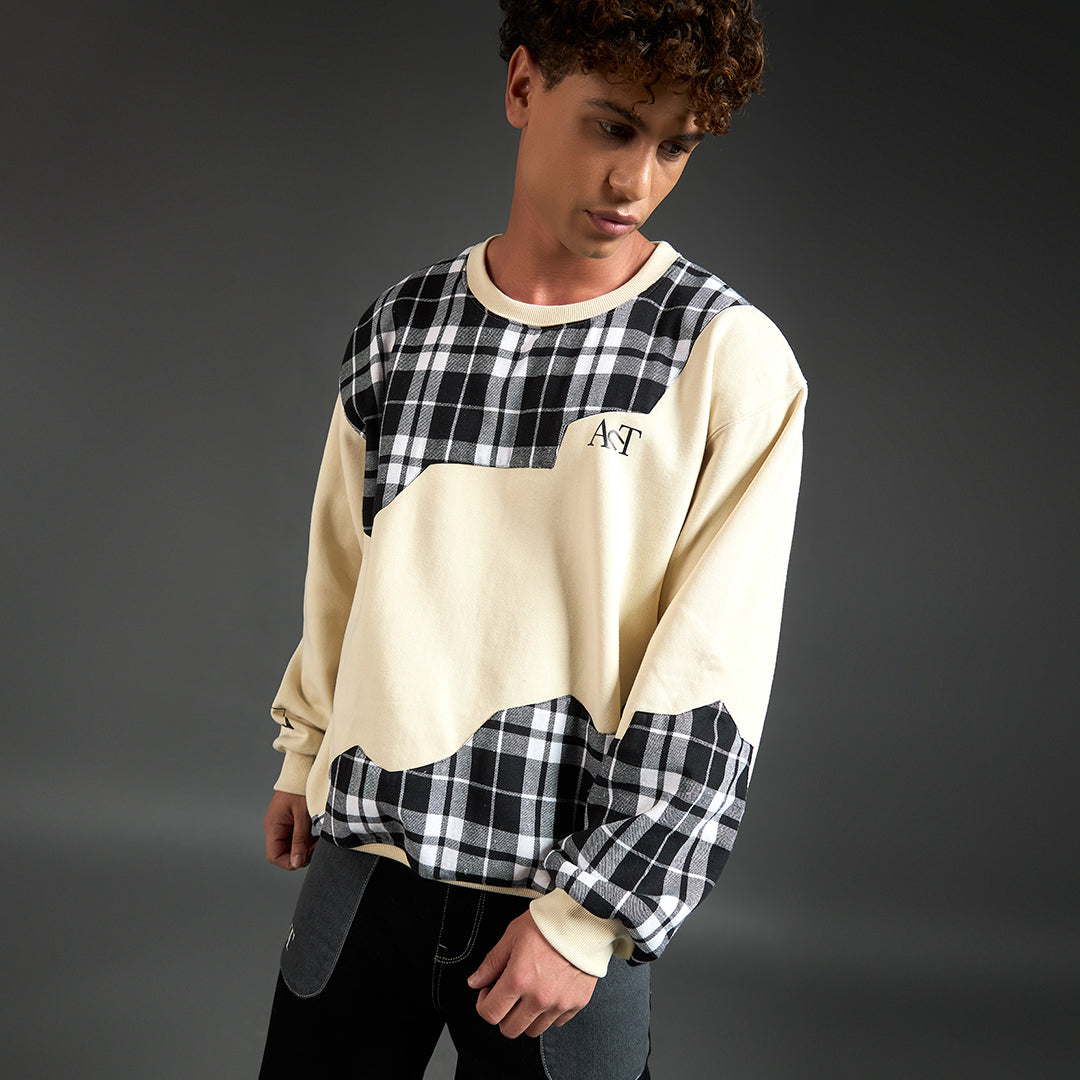 NOT PERFECT SWEATSHIRT WHITE