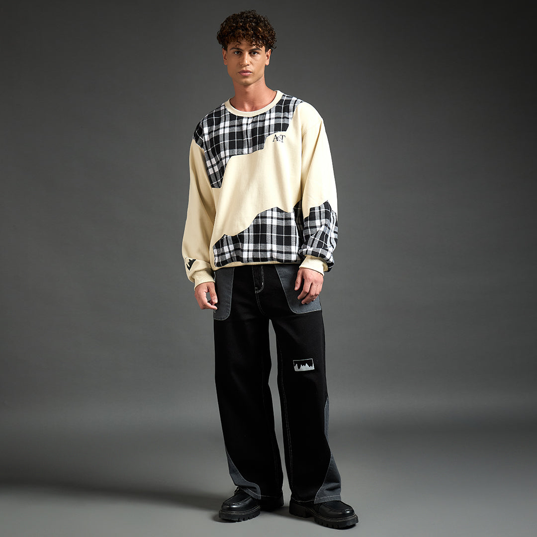 NOT PERFECT SWEATSHIRT WHITE