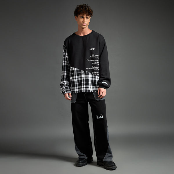 NOT PERFECT SWEATSH!RT BLACK