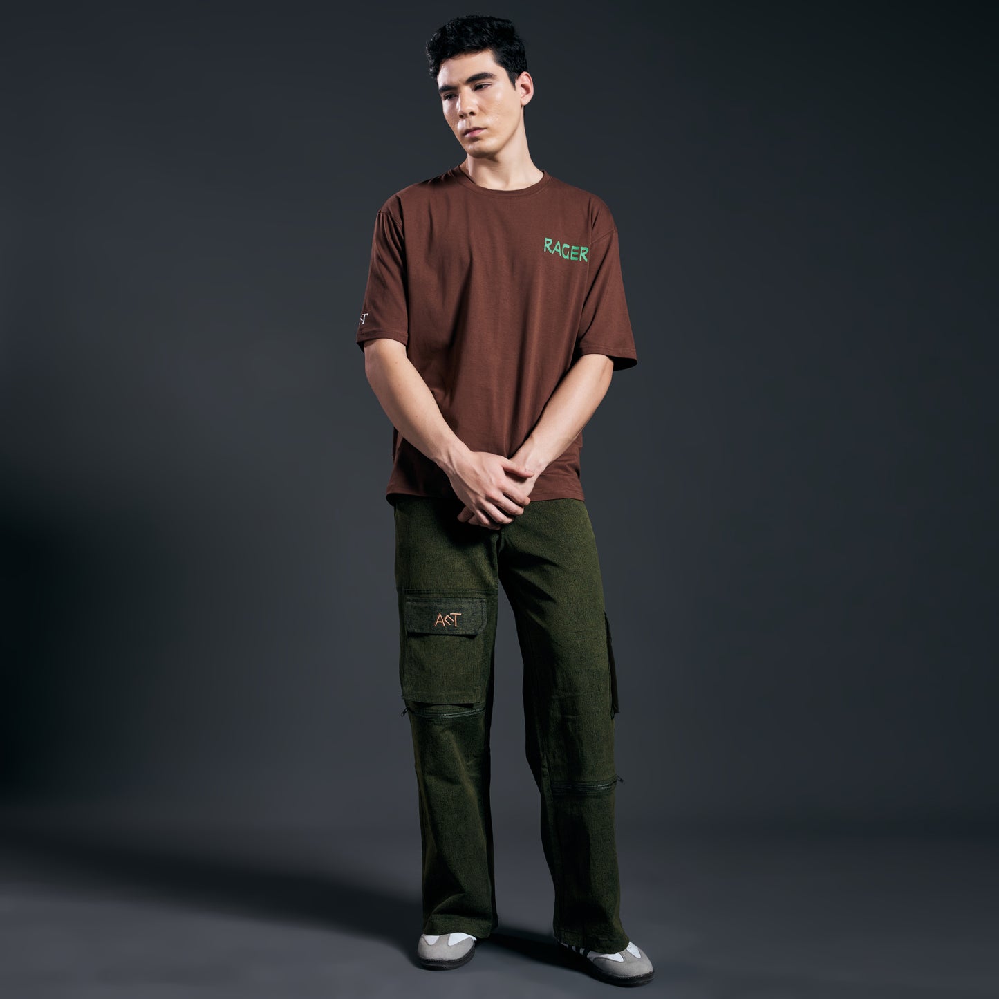RAGER T-SH!RT BROWN