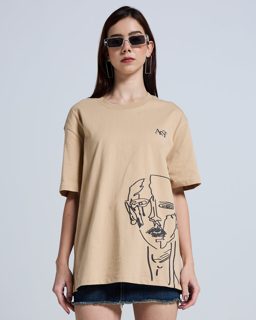 SILENT CRY T-SH!RT BIEGE
