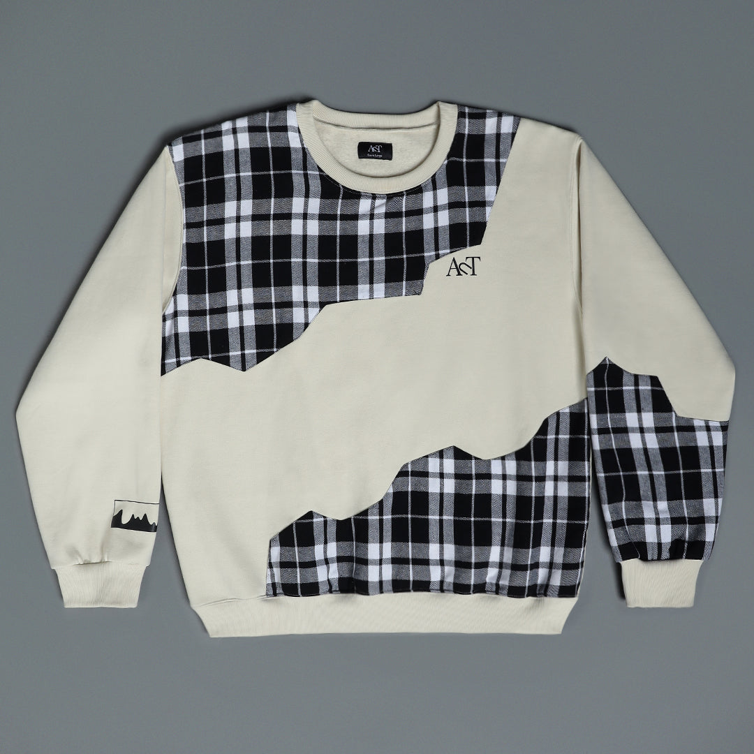 NOT PERFECT SWEATSHIRT WHITE