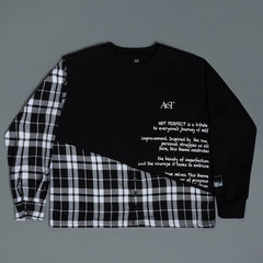 NOT PERFECT SWEATSH!RT BLACK