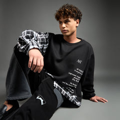 NOT PERFECT SWEATSH!RT BLACK