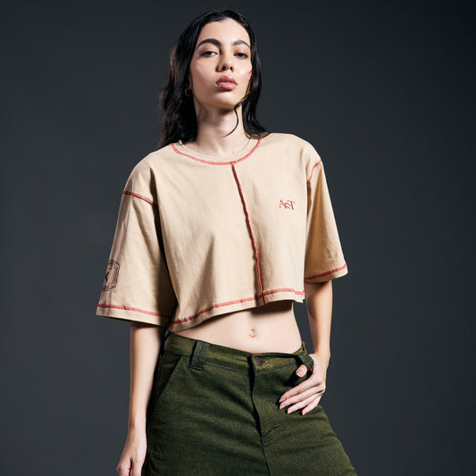 SOFT LOGOUT CROP TOP