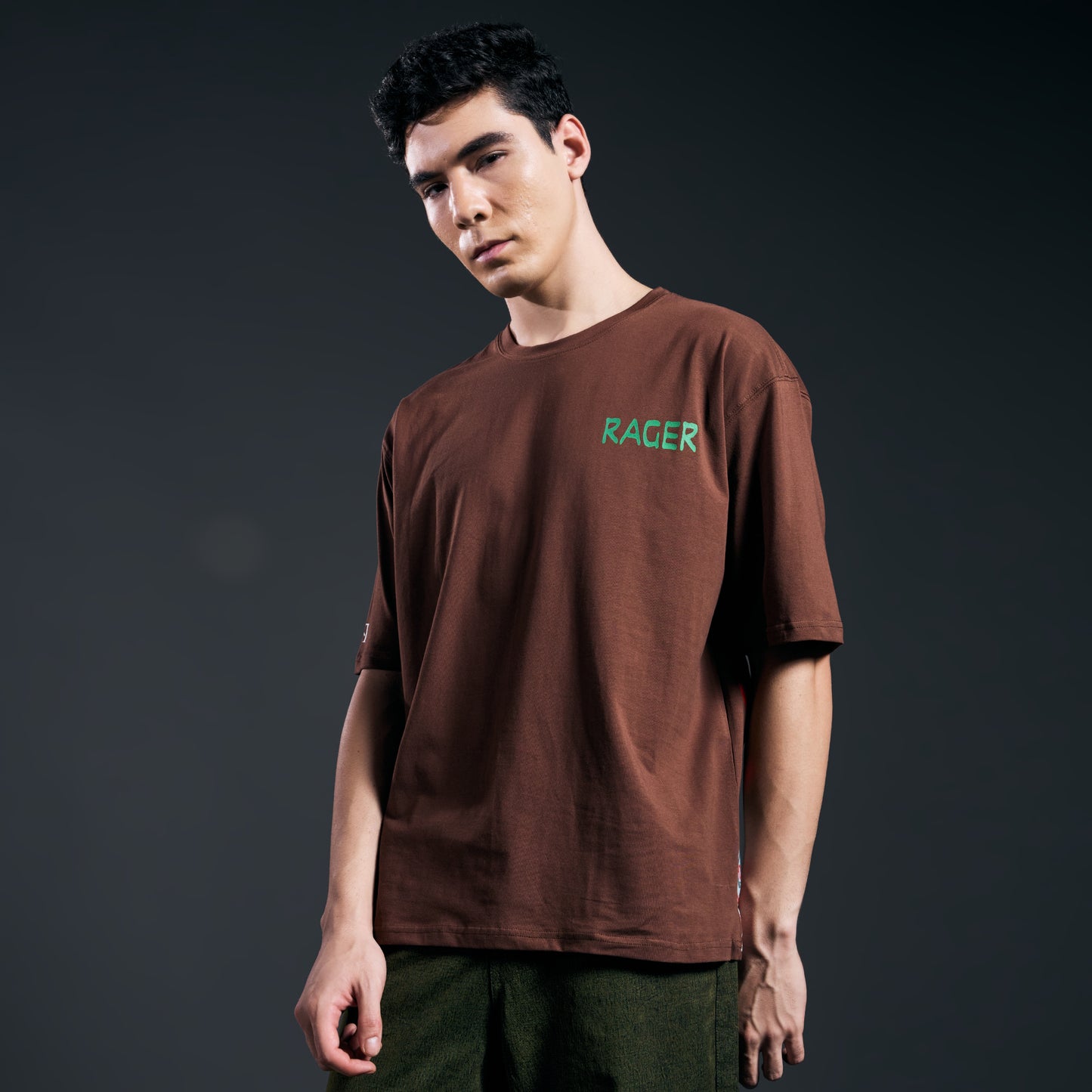 RAGER T-SH!RT BROWN
