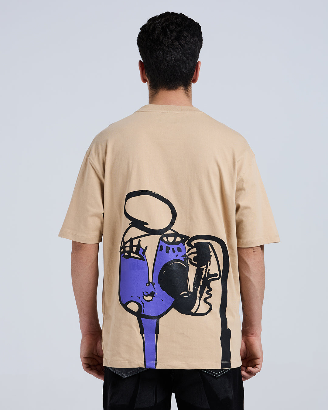 ECHOED MINDS T-SH!RT BIEGE