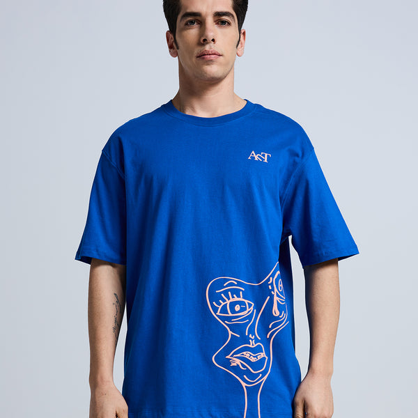DISTORTED PERCEPTION T-SH!RT BLUE
