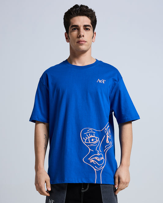 DISTORTED PERCEPTION T-SH!RT BLUE